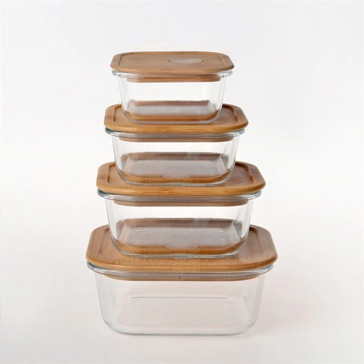 3 Pack Glass Lunch Box Containers With Lids