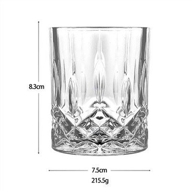 Paquete de 4 vasos de whisky de 12 oz.