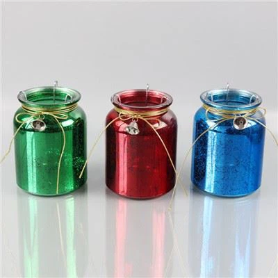 Portavelas de vidrio Tarro para velas