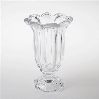 Florero de cristal de mesa de lujo