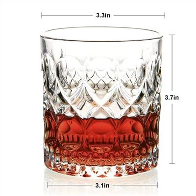 Juego de 4 vasos de whisky