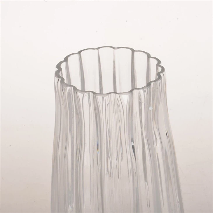 Transparent Handmade Glass Vase