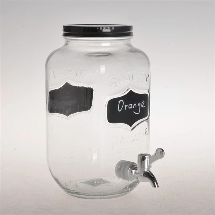 Glass Drinking Dispenser For Party