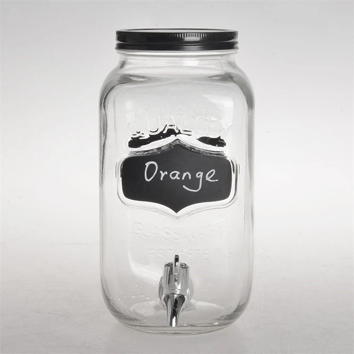 Glass Drinking Dispenser For Party