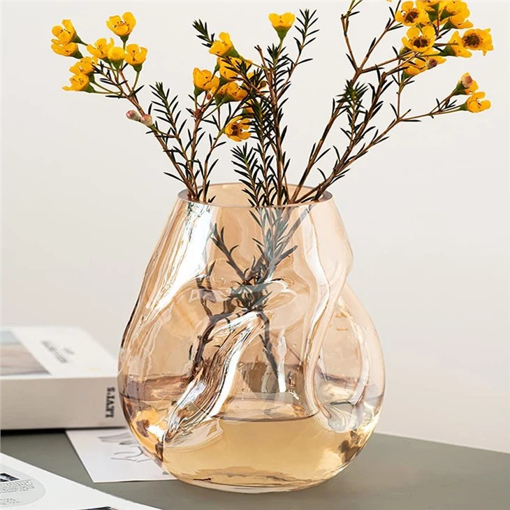Simia Clear Glass Vase