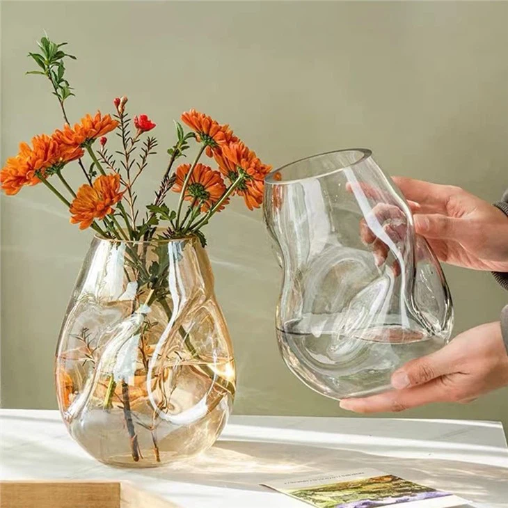 Simia Clear Glass Vase