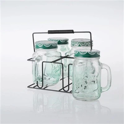Vasos para beber Mason Jar con tapas