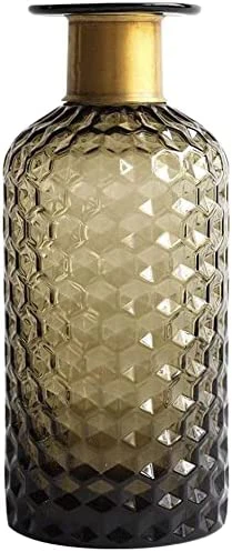 Jarrón de cristal de estilo nórdico para decoración del hogar