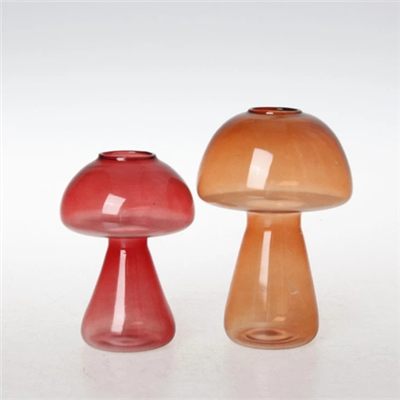 Vajilla de setas de vidrio Decoración del hogar