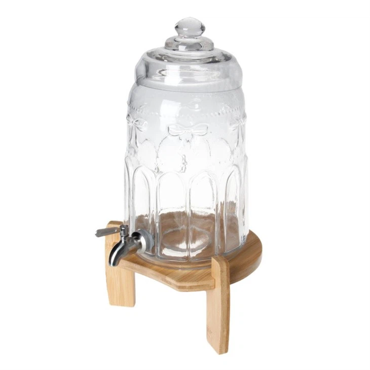 Bow-Tex Ribbon Embossed Glass Beverage Towers suppliers