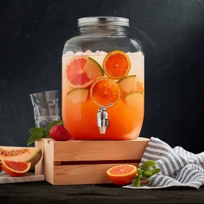 Dispensador de bebidas de vidrio